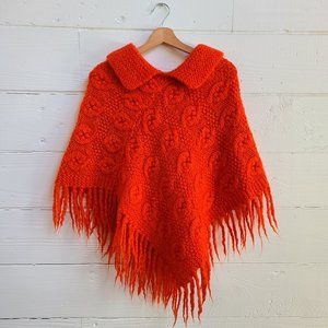 Vintage Knit Poncho